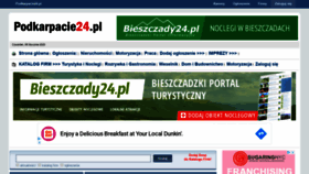 What Podkarpacie24.pl website looked like in 2020 (4 years ago)