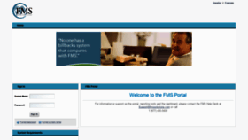 What Portal2.fmssolutions.com website looked like in 2020 (4 years ago)