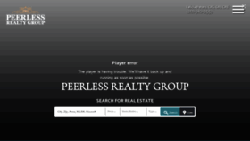 What Peerless-realty.com website looked like in 2020 (4 years ago)