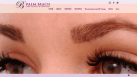 What Palmbeachwaxstudio.com website looked like in 2020 (4 years ago)