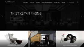 What Phogiadecor.vn website looked like in 2020 (4 years ago)