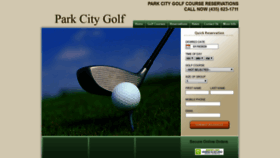 What Parkcitygolfcourse.com website looked like in 2020 (4 years ago)