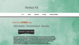 What Perfectfitpilatesreno.com website looked like in 2020 (4 years ago)