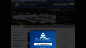 What Pima.gov website looked like in 2020 (4 years ago)