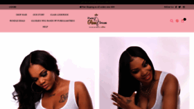 What Pureglamtress.net website looked like in 2020 (4 years ago)