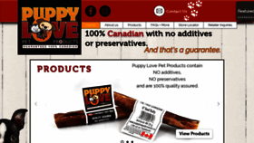 What Puppylovepetproducts.ca website looked like in 2020 (4 years ago)