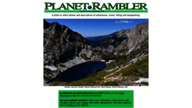 What Planetrambler.com website looked like in 2020 (4 years ago)