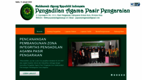 What Pa-pasirpengaraian.go.id website looked like in 2020 (4 years ago)
