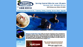 What Pacificpools.net website looked like in 2020 (4 years ago)