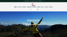 What Philoskop.org website looked like in 2020 (4 years ago)