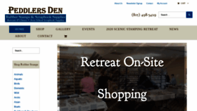 What Peddlersden.com website looked like in 2020 (4 years ago)