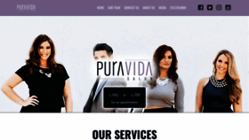 What Puravidasalon.com website looked like in 2020 (4 years ago)