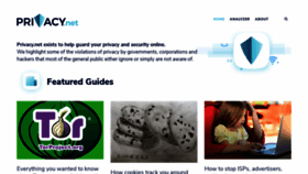 What Privacy.net website looked like in 2020 (5 years ago)