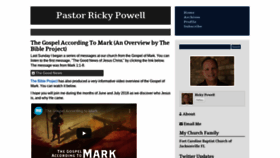 What Pastorrickypowell.com website looked like in 2020 (4 years ago)