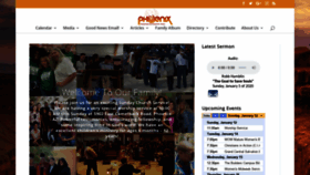What Phxicc.org website looked like in 2020 (4 years ago)