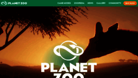What Planetzoogame.com website looked like in 2020 (4 years ago)