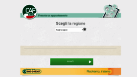 What Prenotazioni.cafcisl.it website looked like in 2020 (4 years ago)