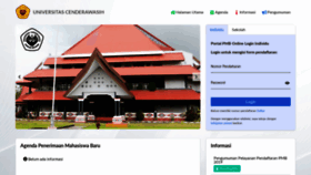 What Pmb.uncen.ac.id website looked like in 2020 (4 years ago)