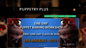 What Puppetryplus.com website looked like in 2020 (4 years ago)