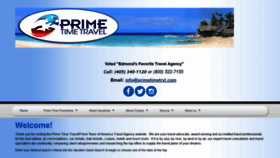 What Primetimetrvl.com website looked like in 2020 (4 years ago)