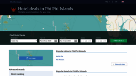 What Phiphi-hotels.com website looked like in 2020 (4 years ago)