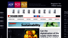 What Packagingeurope.com website looked like in 2020 (4 years ago)