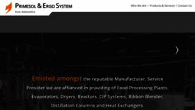 What Primesolsystem.in website looked like in 2020 (4 years ago)