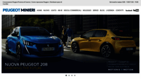 What Peugeotminieri.com website looked like in 2020 (4 years ago)