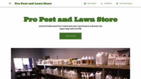 What Propestandlawn.com website looked like in 2020 (4 years ago)