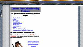 What Parrismanufacturing.com website looked like in 2020 (4 years ago)