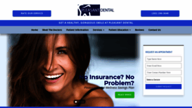 What Pleasantdental.net website looked like in 2020 (4 years ago)