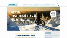 What Pudasjarvi.fi website looked like in 2020 (4 years ago)