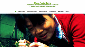 What Parcomontebarro.it website looked like in 2020 (4 years ago)