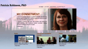 What Patriciarobinsonphd.com website looked like in 2020 (4 years ago)