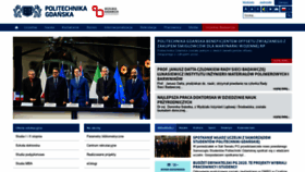 What Pg.edu.pl website looked like in 2020 (4 years ago)
