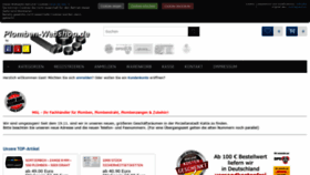 What Plomben-webshop.de website looked like in 2020 (4 years ago)