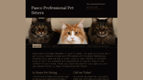 What Pascoprofessionalpetsitters.com website looked like in 2020 (4 years ago)