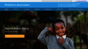 What Pediatricassociateswi.com website looked like in 2020 (4 years ago)