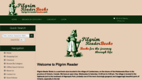 What Pilgrimreaderbooks.com website looked like in 2020 (4 years ago)