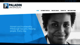 What Paladinlawoffices.com website looked like in 2020 (4 years ago)