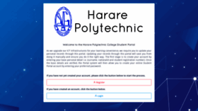 What Portal.hrepoly.ac.zw website looked like in 2020 (4 years ago)