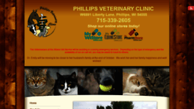 What Phillipsvetclinic.com website looked like in 2020 (4 years ago)
