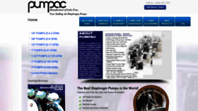What Pumpac.com website looked like in 2020 (4 years ago)