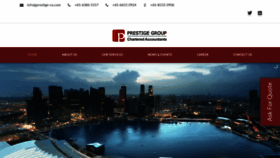 What Prestige-ca.com website looked like in 2020 (4 years ago)