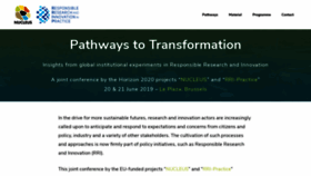 What Pathways2019.eu website looked like in 2020 (4 years ago)