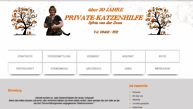 What Private-katzenhilfe.de website looked like in 2020 (4 years ago)