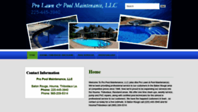 What Prolawnandpool.com website looked like in 2020 (4 years ago)