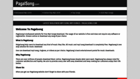What Pagalsong.mobi website looked like in 2020 (4 years ago)