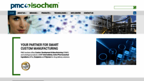 What Pmcisochem.fr website looked like in 2020 (4 years ago)