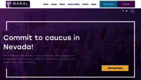 What Prochoicenevada.org website looked like in 2020 (4 years ago)